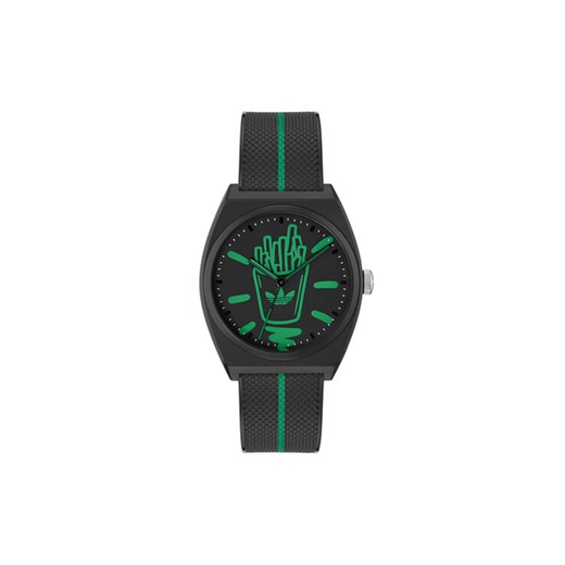 adidas Zegarek Project Two AOST25040 Czarny ze sklepu MODIVO w kategorii Zegarki - zdjęcie 183947042