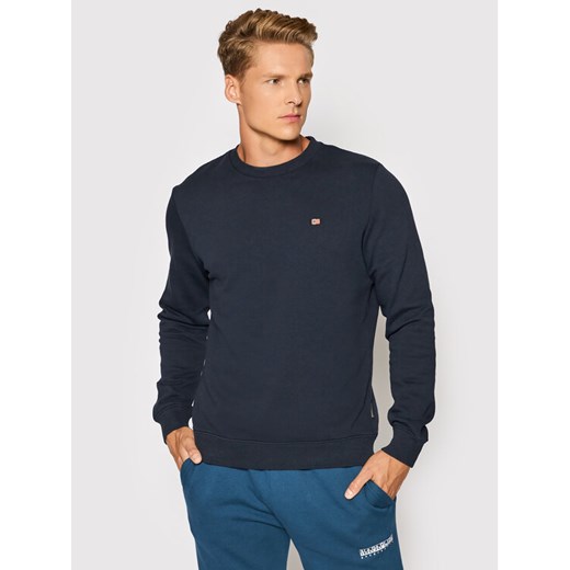 Napapijri Bluza Balis Crew NP0A4FQW Granatowy Regular Fit Napapijri XXL MODIVO