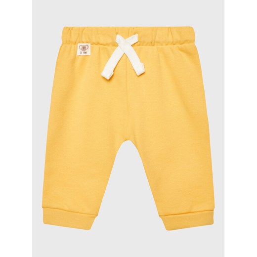 Zippy Spodnie dresowe ZNBAP0401 23001 Żółty Regular Fit ze sklepu MODIVO w kategorii Spodnie i półśpiochy - zdjęcie 183947050