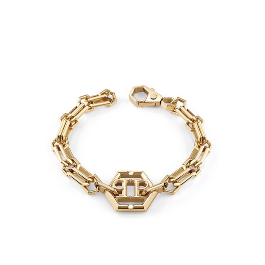 PHILIPP PLEIN Bransoletka Plein Icon Chain PJ9EA06BU Złoty ze sklepu MODIVO w kategorii Bransolety - zdjęcie 183947072