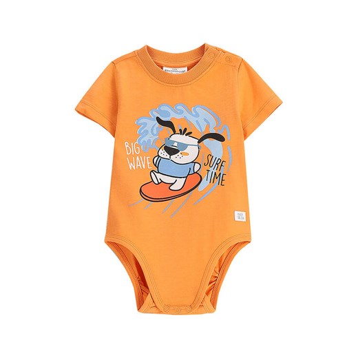 Coccodrillo Body dziecięce WC5112202HBN Pomarańczowy ze sklepu MODIVO w kategorii Body niemowlęce - zdjęcie 183947080