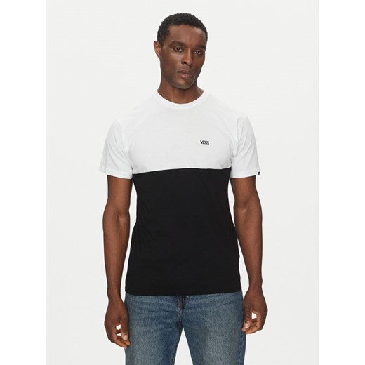 Vans T-Shirt Colorblock Tee VN0A3CZDY281 Czarny Classic Fit ze sklepu MODIVO w kategorii T-shirty męskie - zdjęcie 183947141