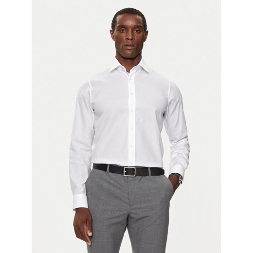 Michael Kors Koszula MK0DS01364 Biały Slim Fit ze sklepu MODIVO w kategorii Koszule męskie - zdjęcie 183947161