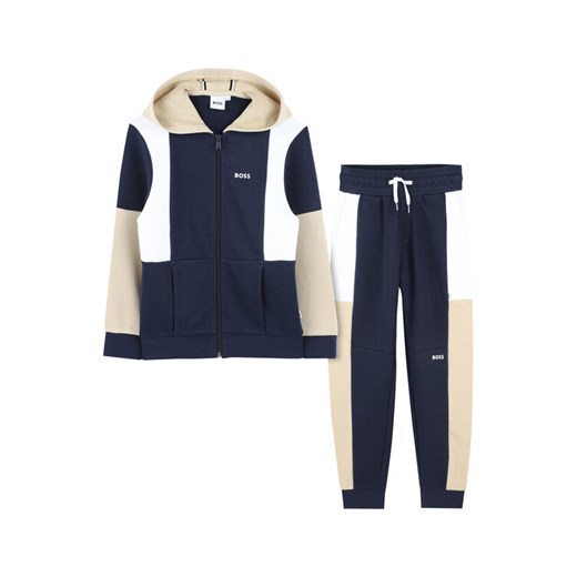 BOSS Bluza J51966 M Granatowy Regular Fit ze sklepu MODIVO w kategorii Bluzy chłopięce - zdjęcie 183947173