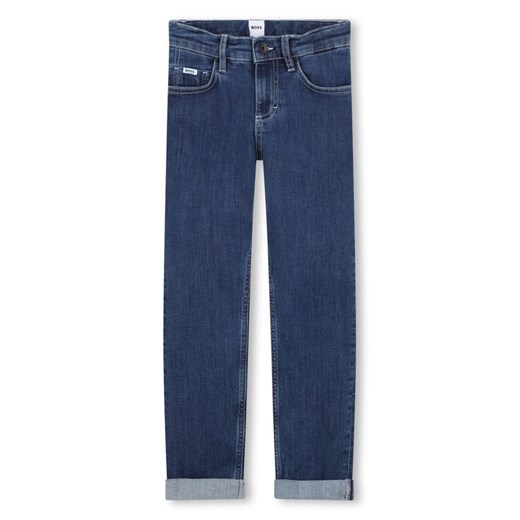 BOSS Jeansy J51984 D Niebieski Slim Fit ze sklepu MODIVO w kategorii Spodnie chłopięce - zdjęcie 183947204