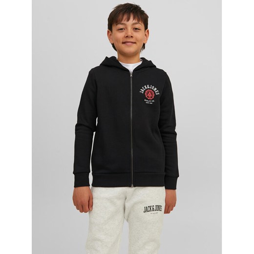 Jack&Jones Junior Bluza 12218049 Czarny Regular Fit ze sklepu MODIVO w kategorii Bluzy chłopięce - zdjęcie 183947211