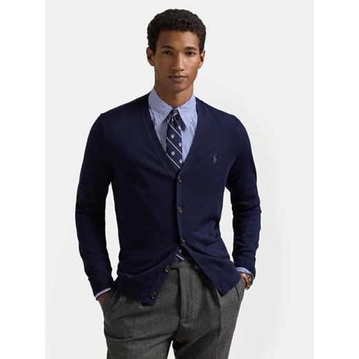 Polo Ralph Lauren Kardigan 710946144001 Granatowy Slim Fit Polo Ralph Lauren M MODIVO