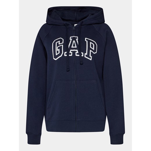 Gap Bluza 463503-01 Granatowy Regular Fit ze sklepu MODIVO w kategorii Bluzy damskie - zdjęcie 183947321