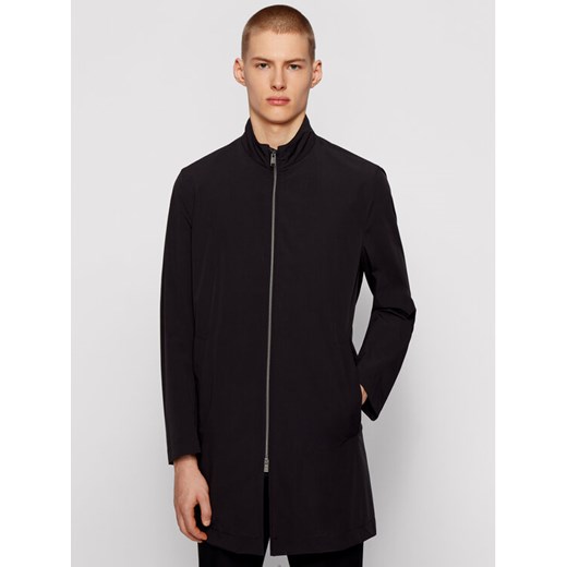 Boss Płaszcz przejściowy Deean 50450011 Czarny Slim Fit ze sklepu MODIVO w kategorii Płaszcze męskie - zdjęcie 183947342