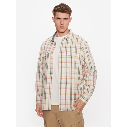 Levi's® Koszula 19587-0255 Beżowy Relaxed Fit ze sklepu MODIVO w kategorii Koszule męskie - zdjęcie 183947373