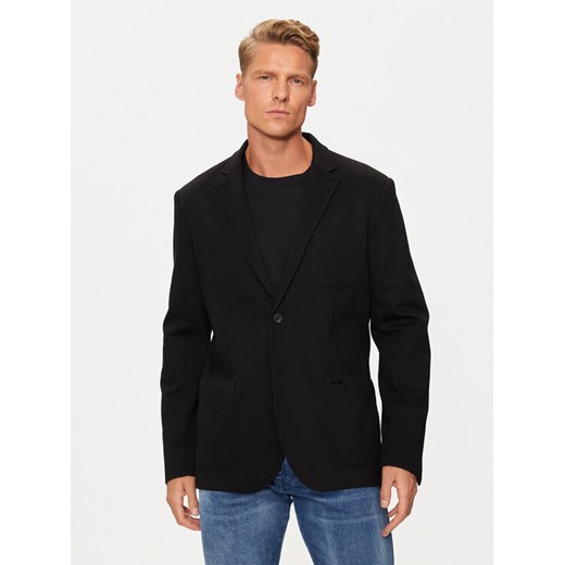 Guess Marynarka M4BN09 WGMB2 Czarny Regular Fit ze sklepu MODIVO w kategorii Marynarki męskie - zdjęcie 183947393