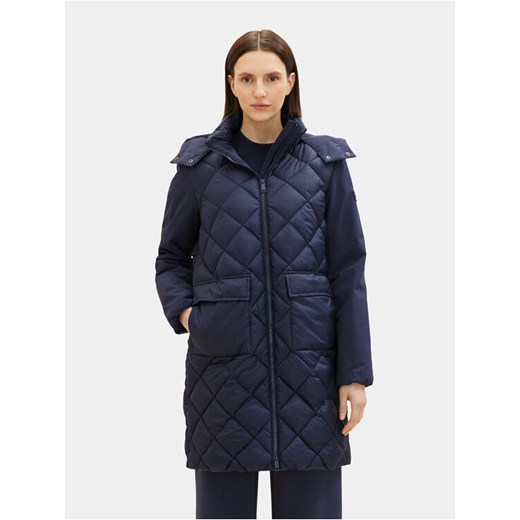 Tom Tailor Kurtka przejściowa 1036722 Granatowy Regular Fit ze sklepu MODIVO w kategorii Kurtki damskie - zdjęcie 183947430