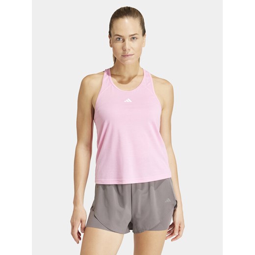 adidas Koszulka techniczna Train Essentials IS4036 Różowy Regular Fit M MODIVO