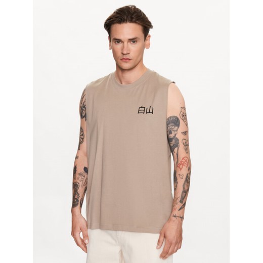 Only & Sons Tank top 22026088 Beżowy Relaxed Fit Only & Sons L MODIVO