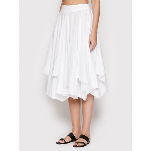 Peserico Spódnica midi P05428L1 Biały Regular Fit ze sklepu MODIVO w kategorii Spódnice - zdjęcie 183947592