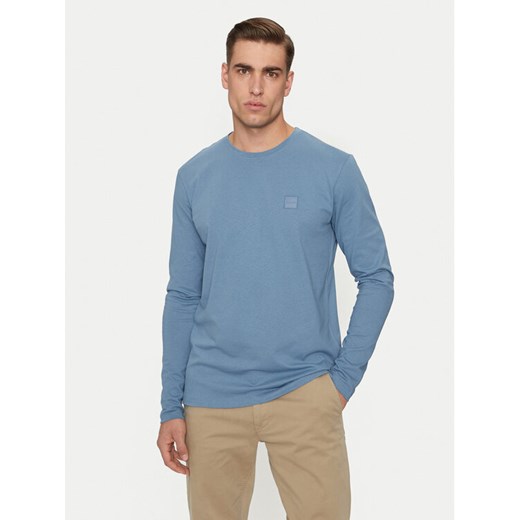BOSS Longsleeve Tacls 50512111 Niebieski Regular Fit ze sklepu MODIVO w kategorii T-shirty męskie - zdjęcie 183947663