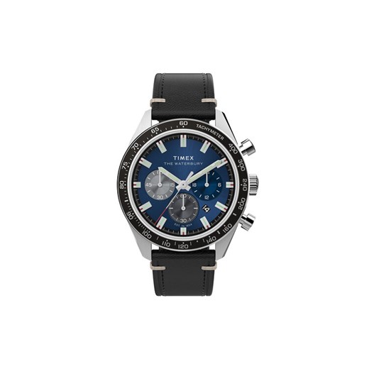 Timex Zegarek Waterbury TW2Y18600 Czarny ze sklepu MODIVO w kategorii Zegarki - zdjęcie 183947722