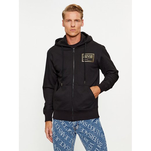 Versace Jeans Couture Bluza 75GAIT12 Czarny Regular Fit ze sklepu MODIVO w kategorii Bluzy męskie - zdjęcie 183947820