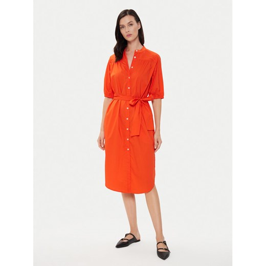 United Colors Of Benetton Sukienka koszulowa 44KXDV07L Czerwony Regular Fit United Colors Of Benetton M MODIVO