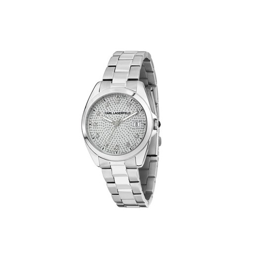 KARL LAGERFELD Zegarek R0553101509 Srebrny ze sklepu MODIVO w kategorii Zegarki - zdjęcie 183947862