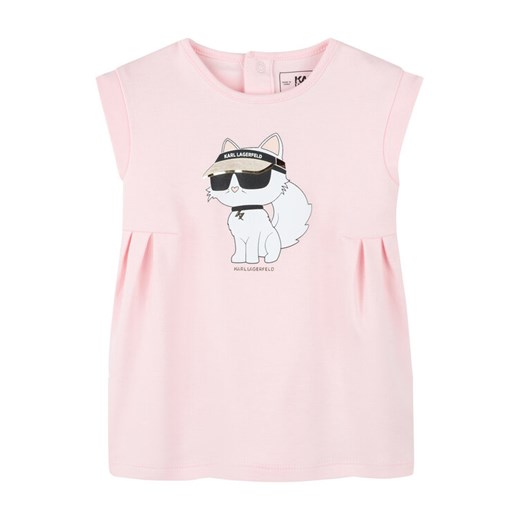 Karl Lagerfeld Kids Sukienka codzienna Z30510 M Różowy Regular Fit ze sklepu MODIVO w kategorii Sukienki niemowlęce - zdjęcie 183947872