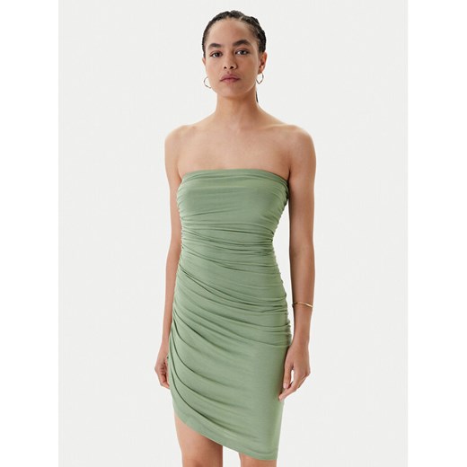 NORMA KAMALI Sukienka koktajlowa ST1253MDB02835 Zielony Slim Fit ze sklepu MODIVO w kategorii Sukienki - zdjęcie 183947911
