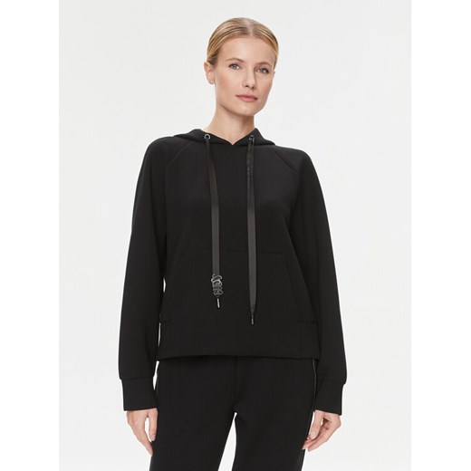 Guess Bluza W4RQ04 KBYE2 Czarny Regular Fit ze sklepu MODIVO w kategorii Bluzy damskie - zdjęcie 183947972