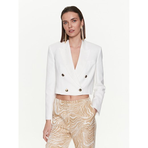 Pinko Marynarka 100951 A0IN Biały Regular Fit ze sklepu MODIVO w kategorii Marynarki damskie - zdjęcie 183947981