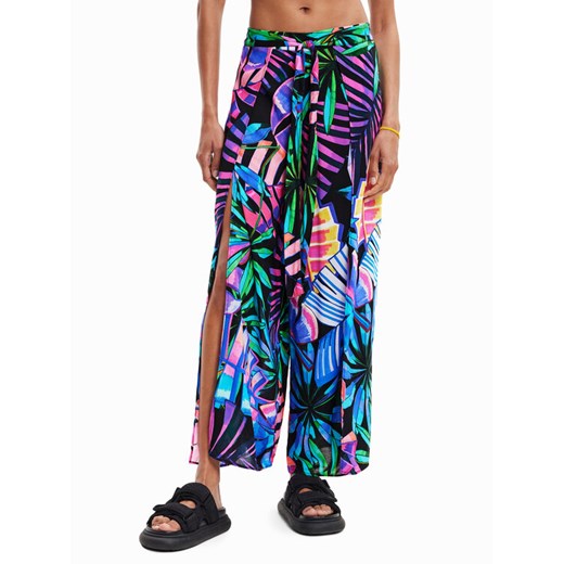 Desigual Spodnie materiałowe 23SWMW08 Kolorowy Regular Fit Desigual XL MODIVO