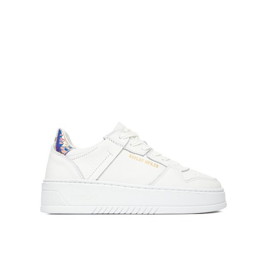 REPLAY Sneakersy Sbam W Light GWZ6V .000.C0001L Biały ze sklepu MODIVO w kategorii Buty sportowe damskie - zdjęcie 183948002