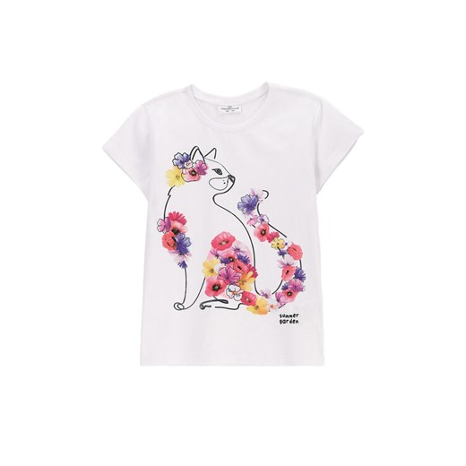 Coccodrillo T-Shirt WC5143219VGD Biały Regular Fit ze sklepu MODIVO w kategorii Bluzki dziewczęce - zdjęcie 183948014