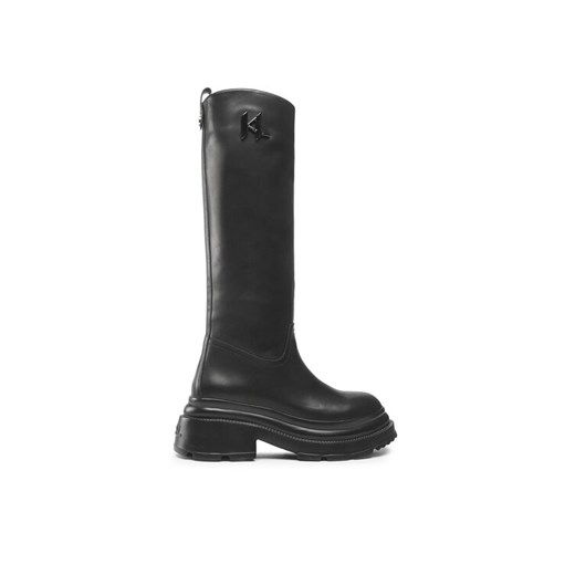 KARL LAGERFELD Kozaki KL45090 Czarny ze sklepu MODIVO w kategorii Kozaki damskie - zdjęcie 183948021