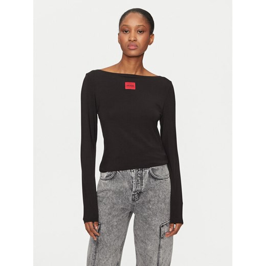 Hugo Bluzka Thermal 50486081 Czarny Slim Fit S MODIVO