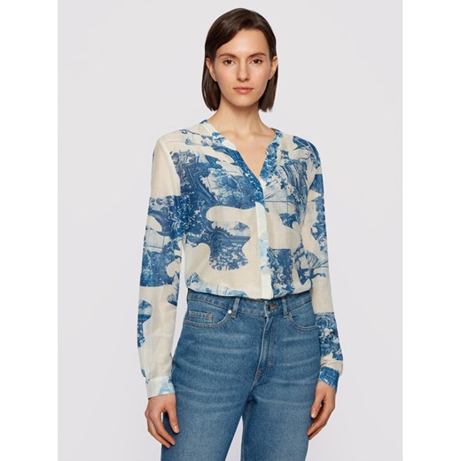 Boss Koszula C_Befelize_9 50448832 Niebieski Relaxed Fit ze sklepu MODIVO w kategorii Koszule damskie - zdjęcie 183948251