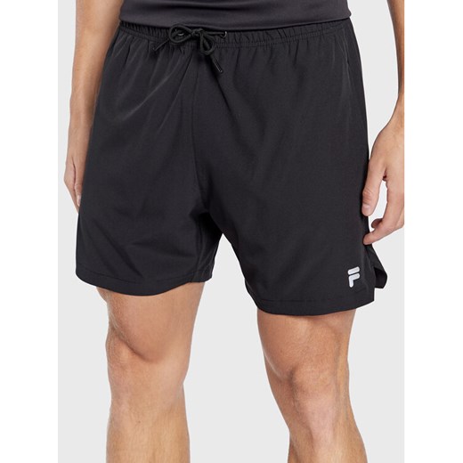 Fila Szorty sportowe Reno FAM0276 Czarny Regular Fit ze sklepu MODIVO w kategorii Spodenki męskie - zdjęcie 183948252