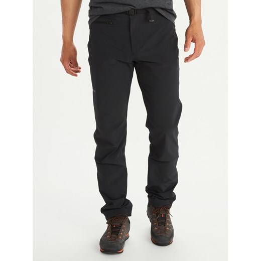 Marmot Spodnie outdoor Mountain Active Pant M12362 Czarny Regular Fit ze sklepu MODIVO w kategorii Spodnie męskie - zdjęcie 183948271