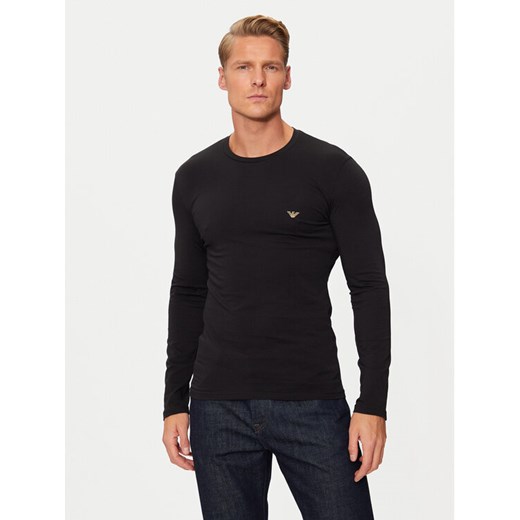 Emporio Armani Underwear Longsleeve 111023 4F512 00020 Czarny Slim Fit L MODIVO