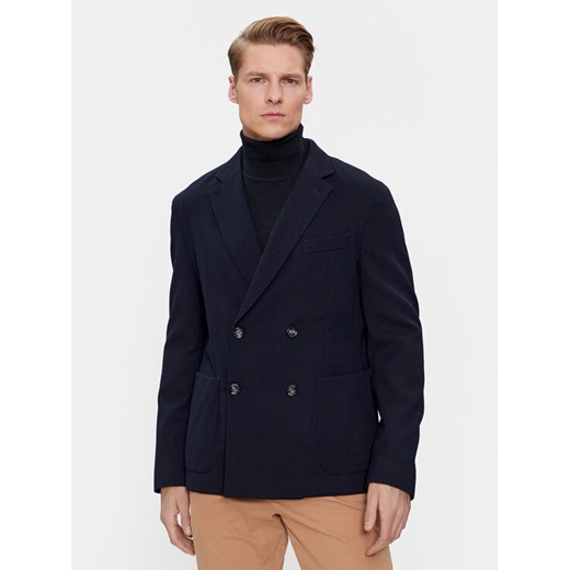 Boss Marynarka 50497271 Granatowy Slim Fit ze sklepu MODIVO w kategorii Marynarki męskie - zdjęcie 183948274