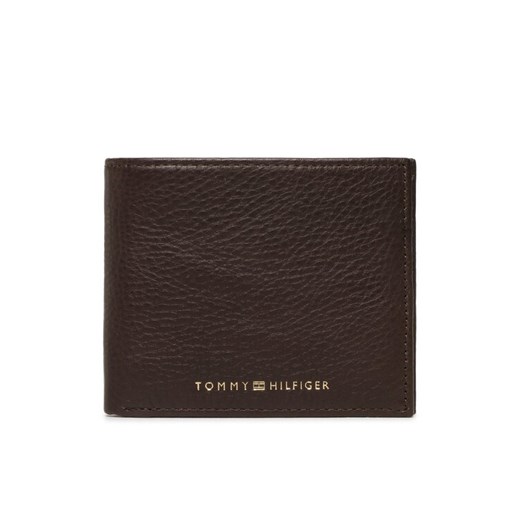 Tommy Hilfiger Mały Portfel Męski Th Premium Mini Cc Wallet AM0AM10606 Brązowy ze sklepu MODIVO w kategorii Portfele męskie - zdjęcie 183948292