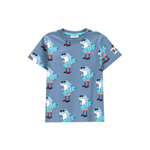 Coccodrillo T-Shirt WC5143203HBK Niebieski Regular Fit ze sklepu MODIVO w kategorii T-shirty chłopięce - zdjęcie 183948314