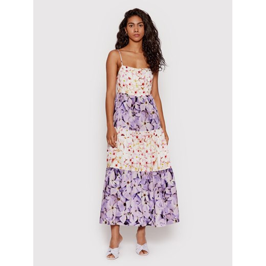 Desigual Sukienka letnia Estrella 22SWVW26 Fioletowy Regular Fit ze sklepu MODIVO w kategorii Sukienki - zdjęcie 183948324