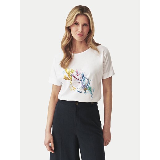 Tatuum T-Shirt Lali 1 T2409.114 Biały Regular Fit ze sklepu MODIVO w kategorii Bluzki damskie - zdjęcie 183948340