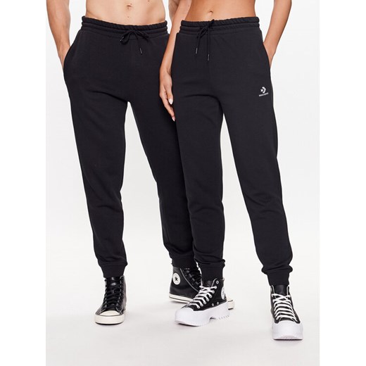 Converse Spodnie dresowe Unisex 10023873-A01 Czarny Standard Fit ze sklepu MODIVO w kategorii Spodnie męskie - zdjęcie 183948410