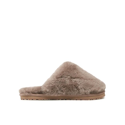 Mou Kapcie Closed Toe Sheepskin Fur Slippper FW161000L Beżowy ze sklepu MODIVO w kategorii Kapcie damskie - zdjęcie 183948420
