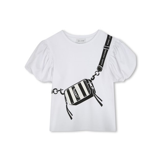 Marc Jacobs T-Shirt W60464 Biały Regular Fit ze sklepu MODIVO w kategorii Bluzki dziewczęce - zdjęcie 183948452