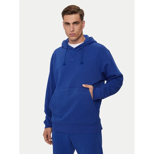 adidas Bluza ALL SZN IX3950 Niebieski Loose Fit ze sklepu MODIVO w kategorii Bluzy męskie - zdjęcie 183948481