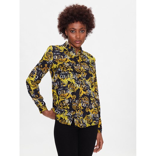 Versace Jeans Couture Koszula 74HAL201 Czarny Regular Fit 42 MODIVO