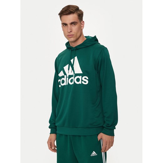 adidas Dres IP3115 Zielony Regular Fit ze sklepu MODIVO w kategorii Dresy męskie - zdjęcie 183948591