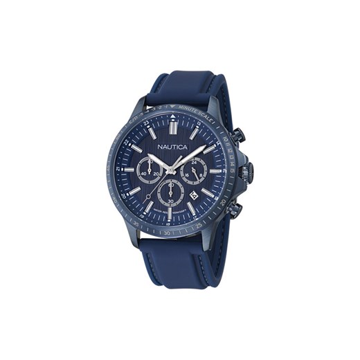 Nautica Zegarek Everyday Chronograph NAPBOS503 Granatowy ze sklepu MODIVO w kategorii Zegarki - zdjęcie 183948660