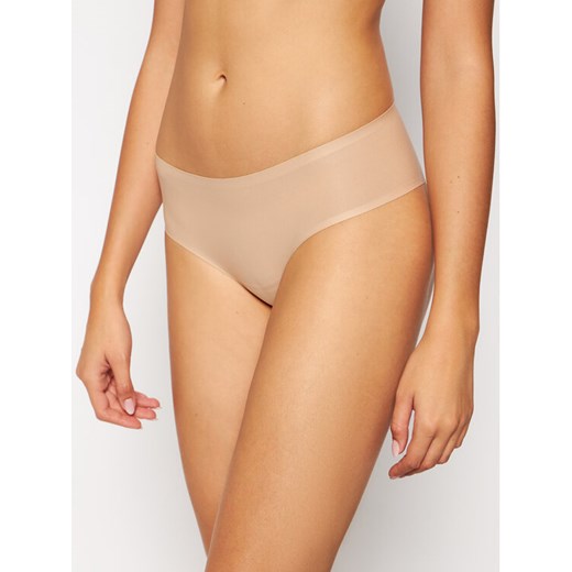 Chantelle Figi brazylijskie Soft Stretch C10630 Beżowy ze sklepu MODIVO w kategorii Majtki damskie - zdjęcie 183948701